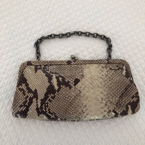 Cynthia Rowley Faux Snakeskin Clutch - Picture 5 of 5